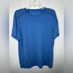 Lululemon Blue Tech Short-Sleeve T-shirt Size Medium